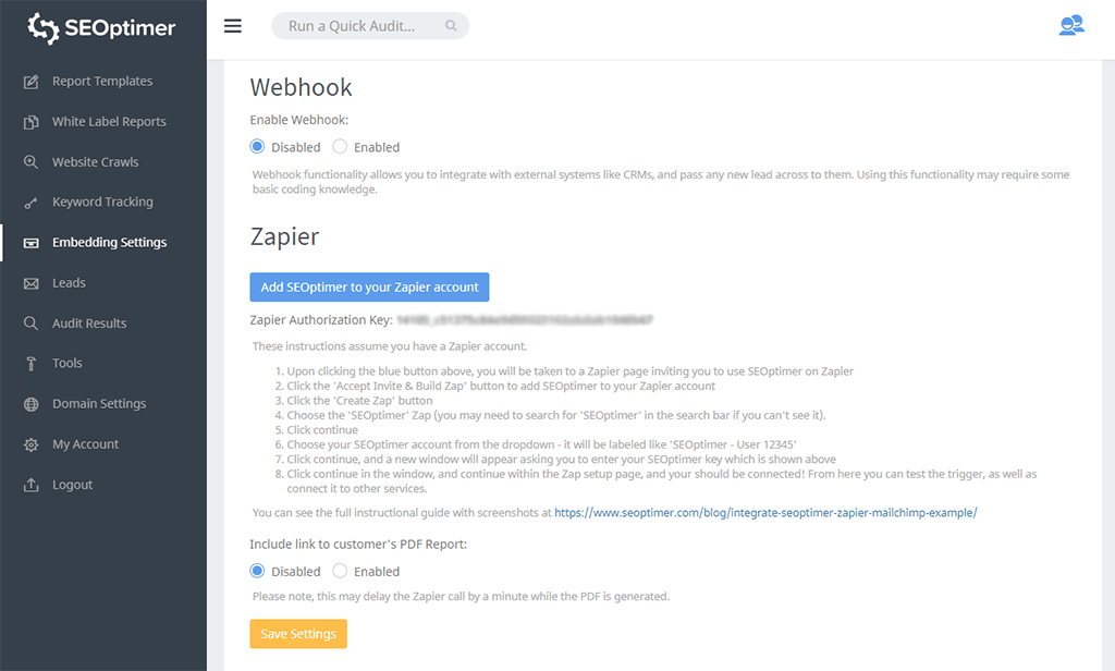 Zapier-integratie